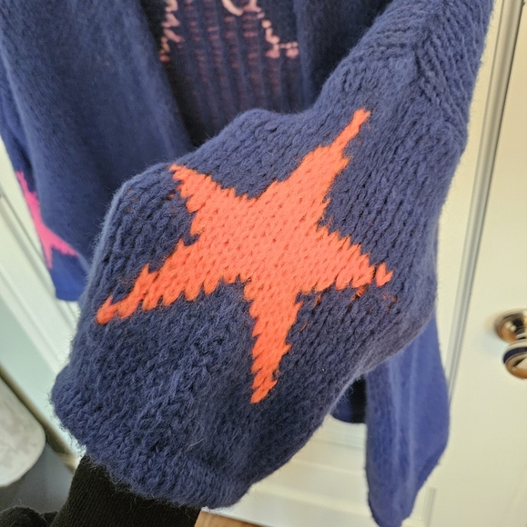 Carla Giannini Star Cardigan Sweater Mohair and Wool - one size - Picture 3 of 16